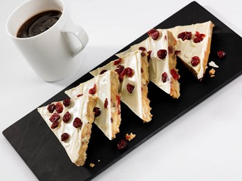White Chocolate & Cranberry Tiffin